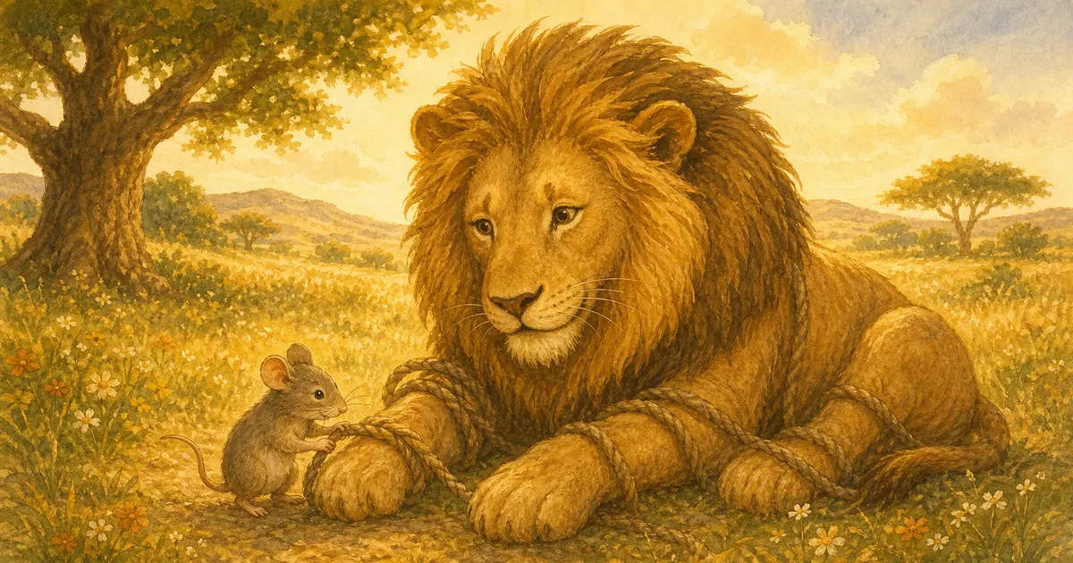 獅子與老鼠